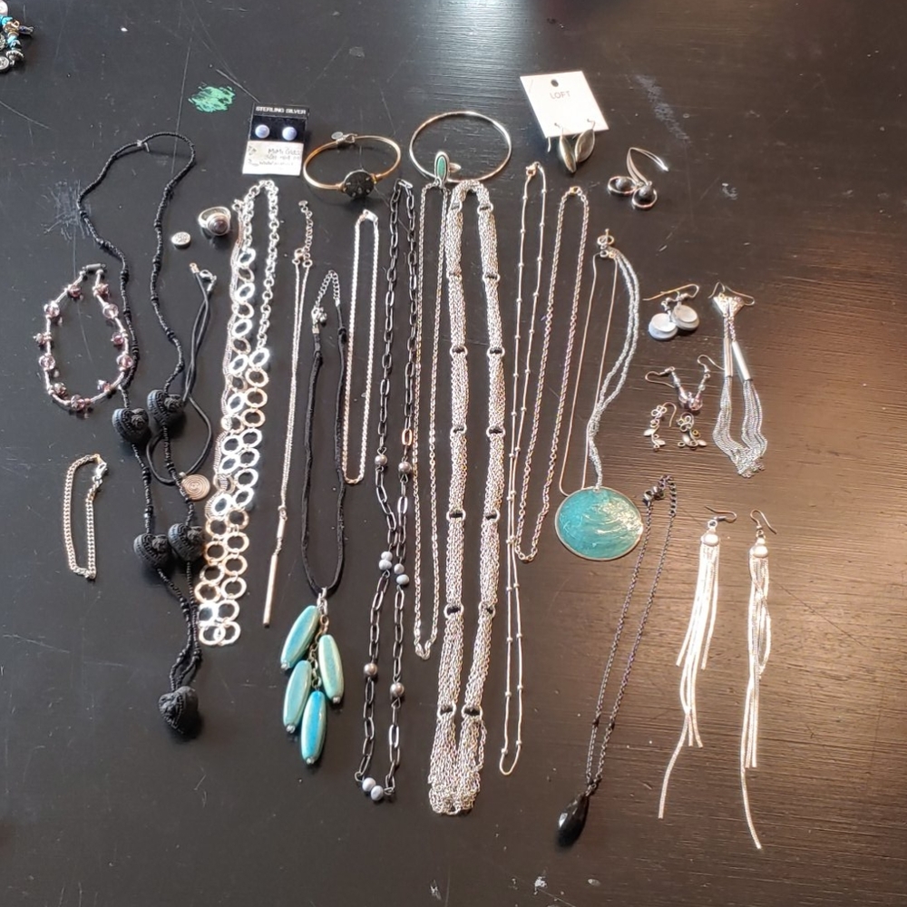 SOLD-Large lot of fun boho jewelry-SOLD